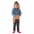 Pikkukuva 1 / 2: Costume for Children Female Chef Light brown Brown