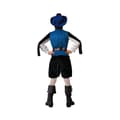Miniatyrbillede 3 af 6: Costume for Children Male Musketeer Blue