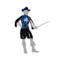 Miniatyrbillede 5 af 6: Costume for Children Male Musketeer Blue