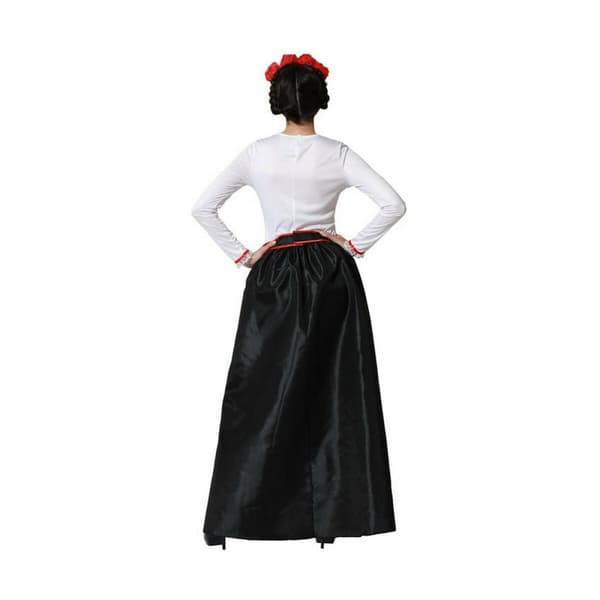 Costume for Adults Skeleton Mexican Man Multicolour (XS/S)