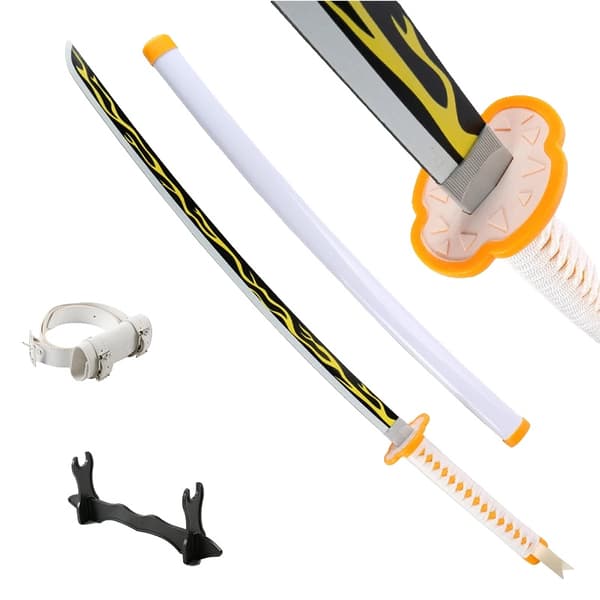 Anime Katana, 104 cm længde, letvægts bambusblad,Zenitsu