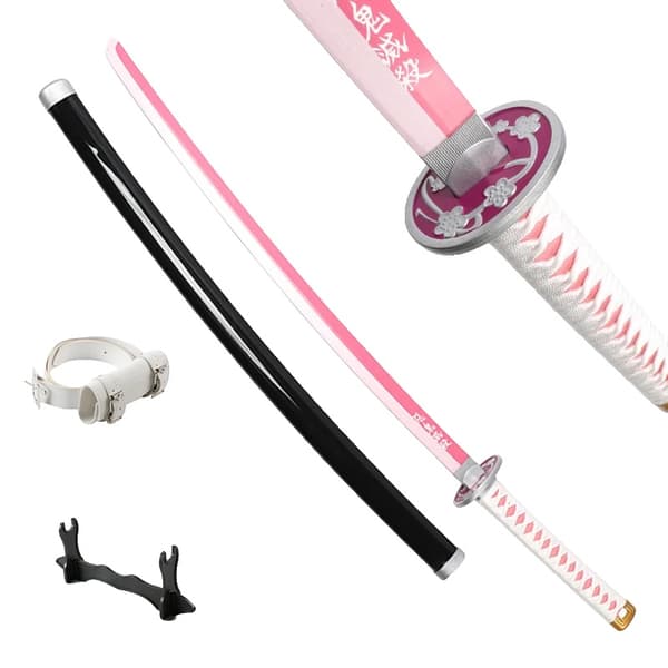 Anime Katana, 104 cm længde, letvægts bambusblad,Tsuyuri Kanao