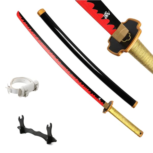 Anime Katana, 104 cm længde, letvægts bambusblad,Yoriichi