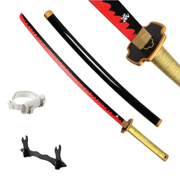 Anime Katana, 104 cm længde, letvægts bambusblad,Yoriichi