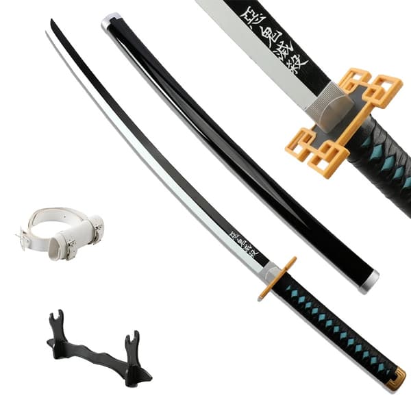 Anime Katana, 104 cm længde, letvægts bambusblad,Muichirou