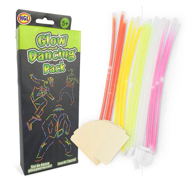 Självlysande Streckgubbe Kit - Glow in the Dark