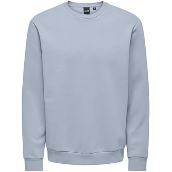 Huvtröja - ONLY &amp; SONS - Onsceres Life - Rund hals - Långa ärmar - Enfärgad