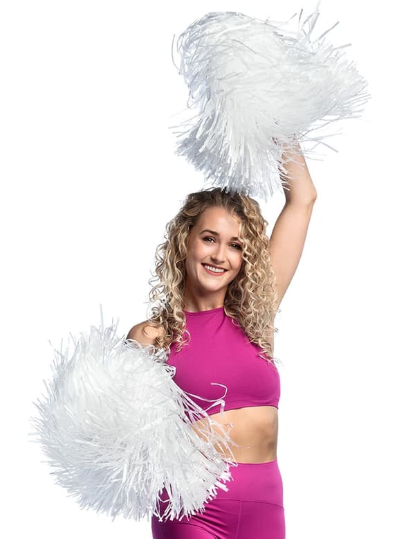 Metallichvid pompon.Size-One size