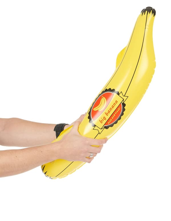 Voksen oppblåsbar banan.Size-One size