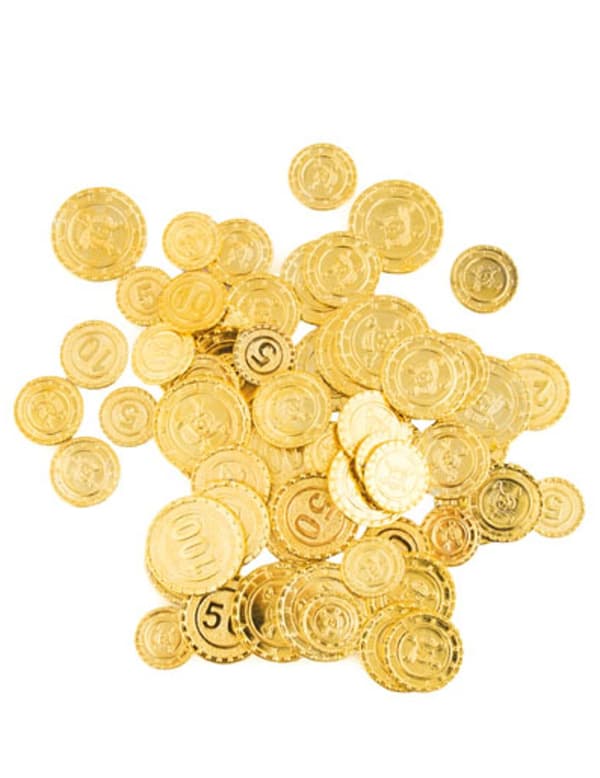 50 Piratmønter.Size-One size