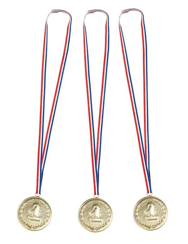 3 medaljer nummer 1.Size-One size