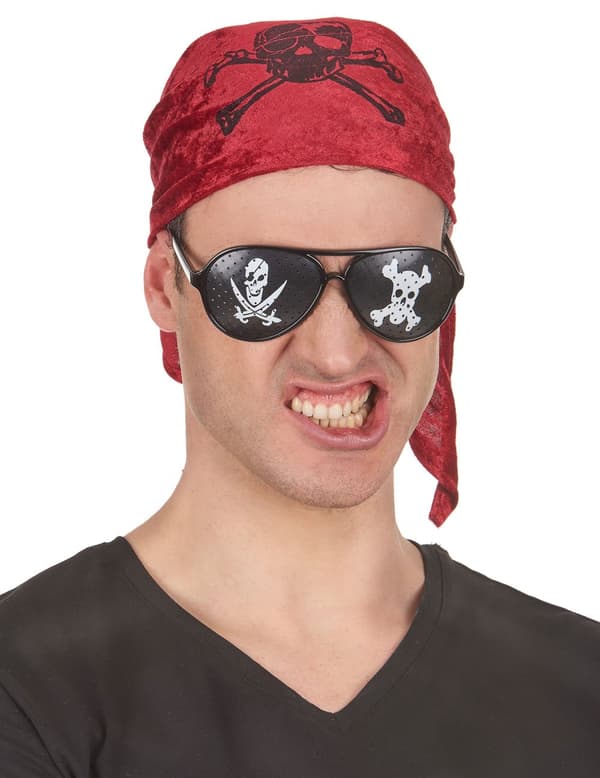 Piratglasögon vuxen.Size-One size