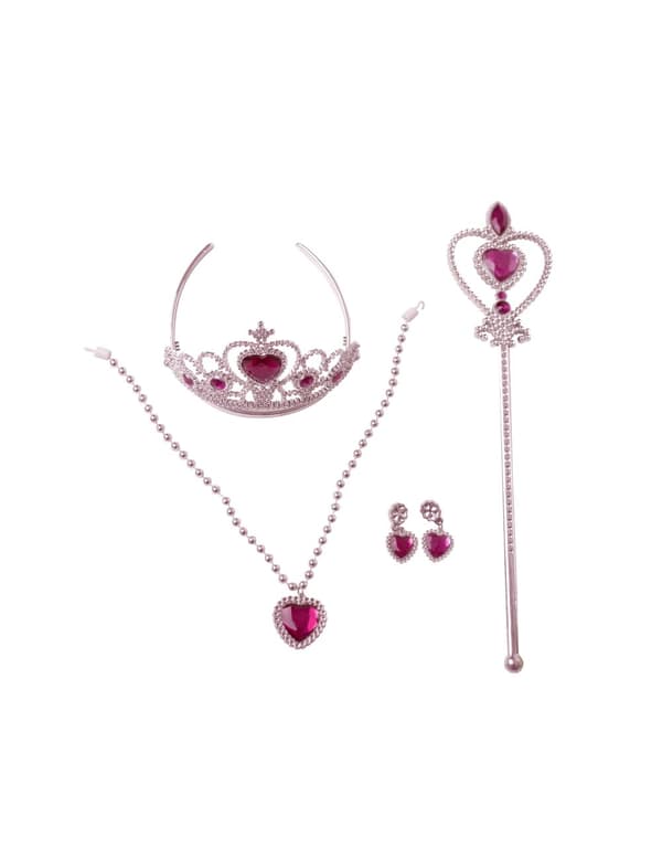 Kit med tillbehör för prinsessan barn.Size-One size