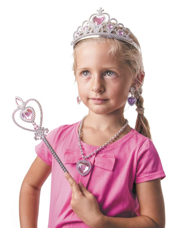 Kit med tillbehör för prinsessan barn.Size-One size