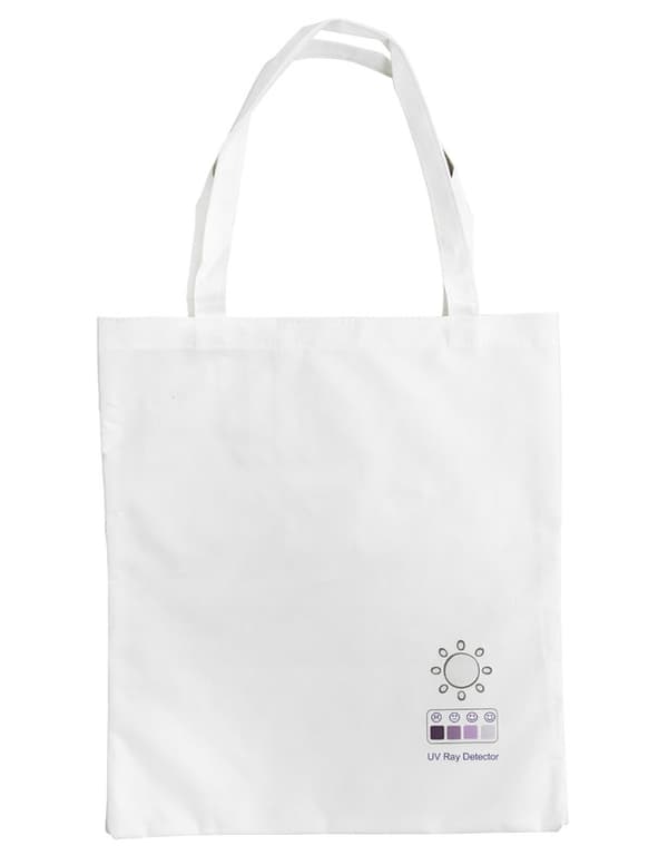 Hvit UV-indikatorpose.Size-One size