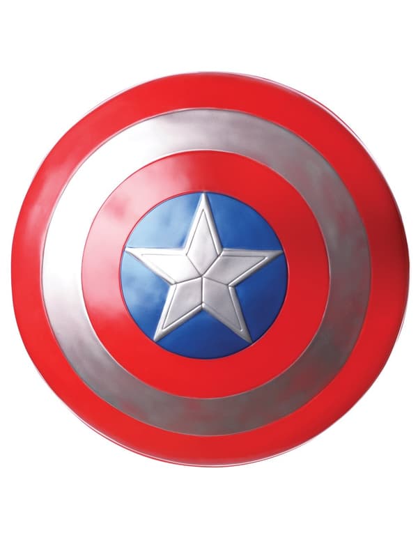 Captain America™ skjold til voksne 61cm.Size-One size