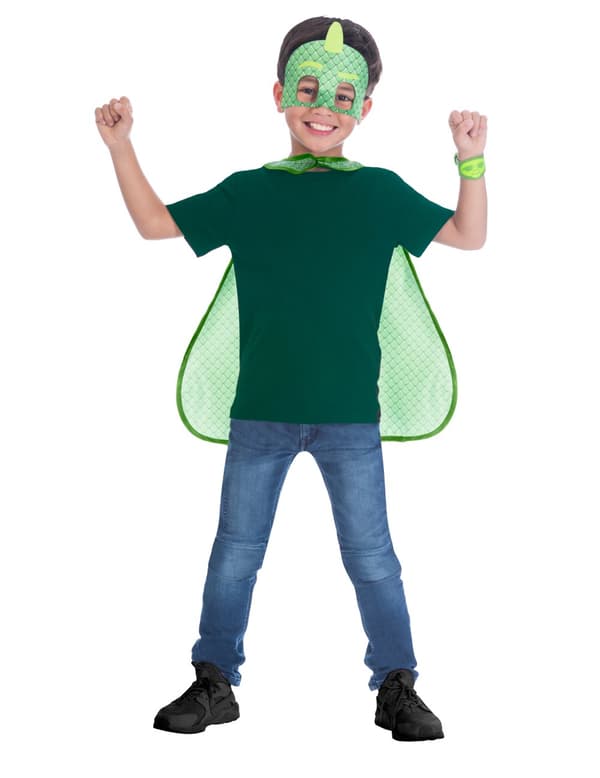 Maske- og kappesett Gluglu PJ Masks™.Size-One size