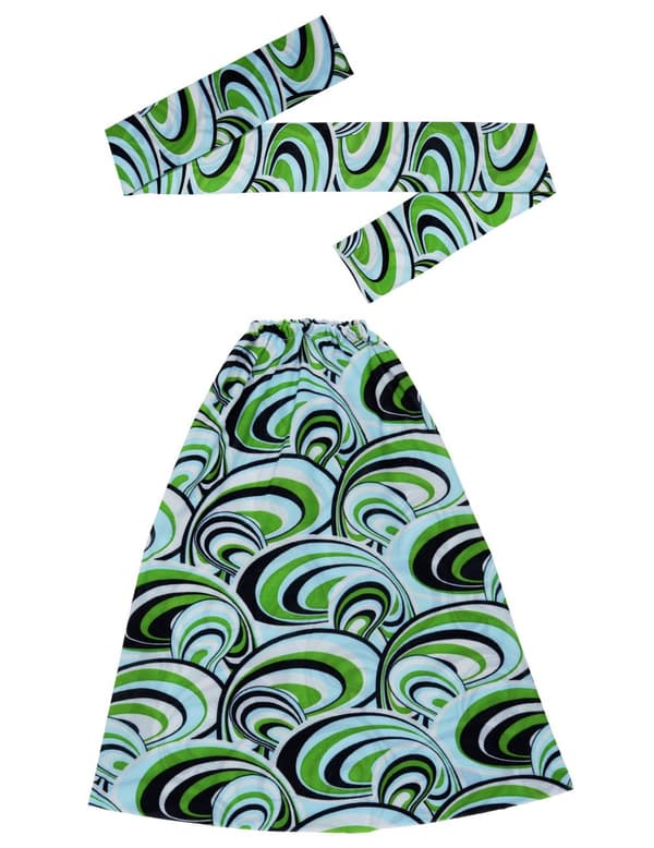 70'er sæt med pandebånd og benvarmere waves.Size-One size