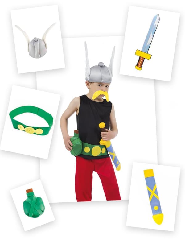 Asterix™-sett for barn i 5 deler.Size-One size