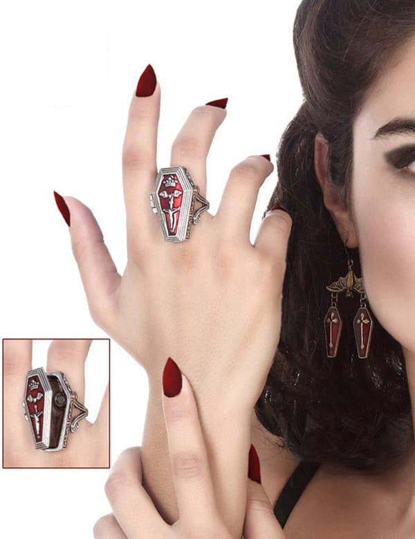 Voksen giftkiste ring.Size-One size