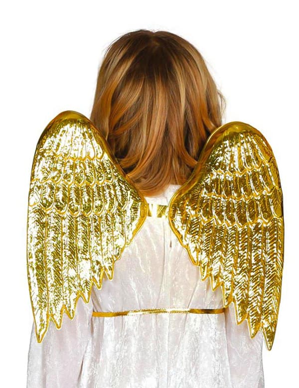 Englevinger guld - barn.Size-One size