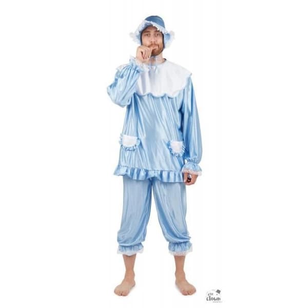 Baby kostym blå T.S/M - Märke - Modell - Huvudfärg: Vit - Målgrupp: Bebis - Kategori: Unisex