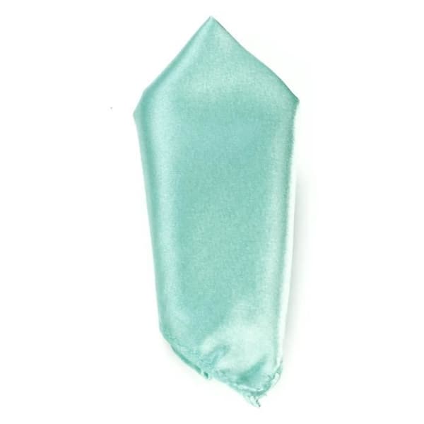 Pocket square - Kostym - Herr - Vattengrön - 22x22 cm - Microfiber