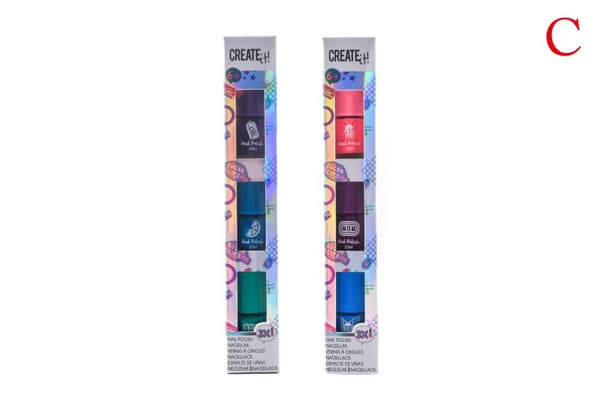 Nagellack 3 st - Alrico