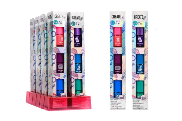 Nagellack 3 st - Alrico