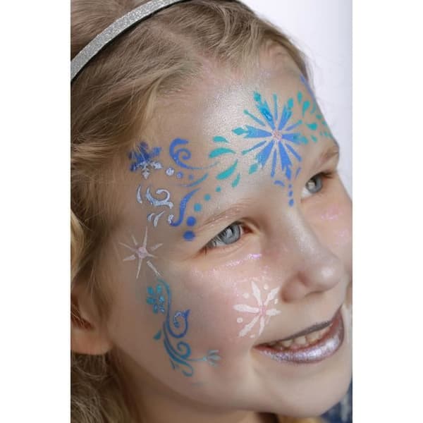 Återanvändbar sminkstencil - Snow Princess Grim Tout - Lila