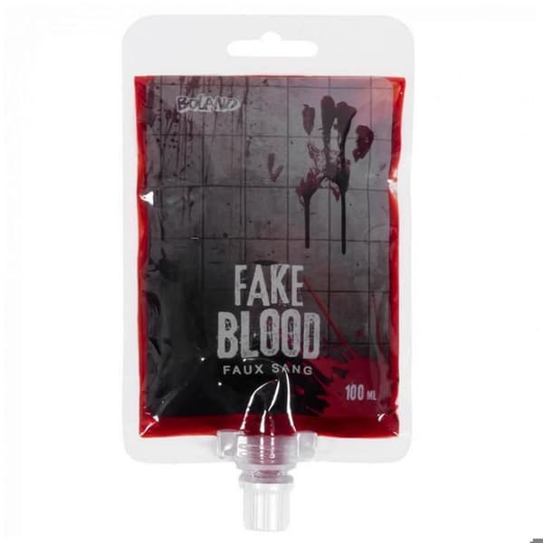 Fake blood bag - BOLAND - Unik Färg - Röd - Vuxen