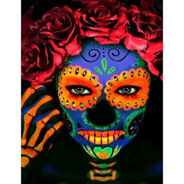 Neon Orange Makeup - WIDMANN - TU - Vuxen - Carnival Halloween Festivals