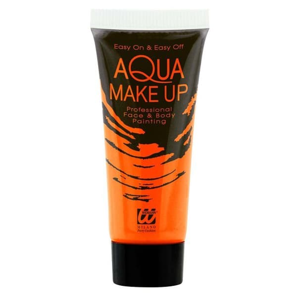 Neon Orange Makeup - WIDMANN - TU - Vuxen - Carnival Halloween Festivals