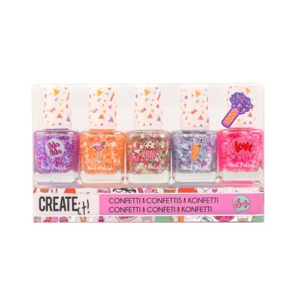 Create It Confetti Neglelak 5 stk