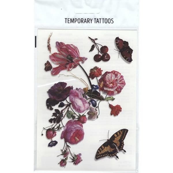 Midlertidige tatoveringer Blomster 10 stk