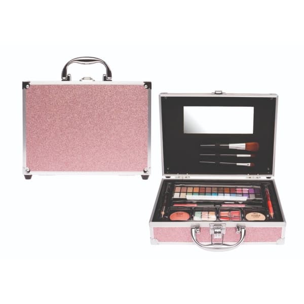 Casuelle Makeup Case Glitter Pink