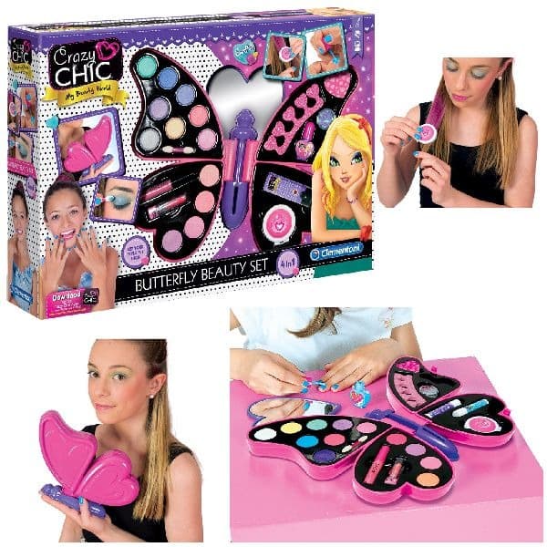 Clementoni Crazy Chic Butterfly Beauty Set Sminkfodral