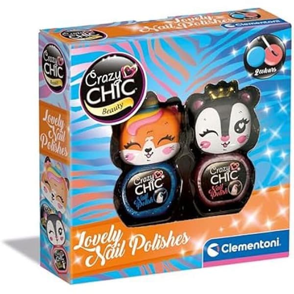 Nagellack Lovely Nail Polish - Clementoni - Set 2 färger - För tjejer 6 år