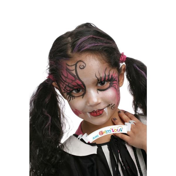 Ansikts- och kroppsrouge - Grim' Tout - Svart - 55 ml - Barnsmink