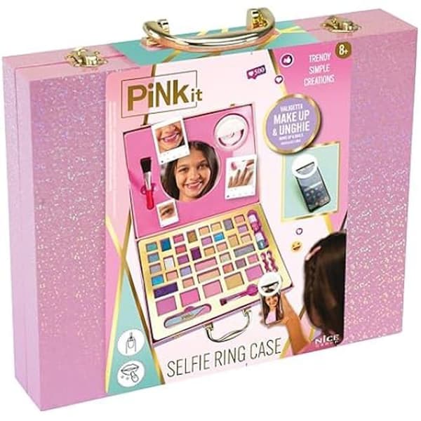 Makeup Kit - NICE GROUP - Pinkit Selfie Ring - Holografisk - Ljust ring - För Barn