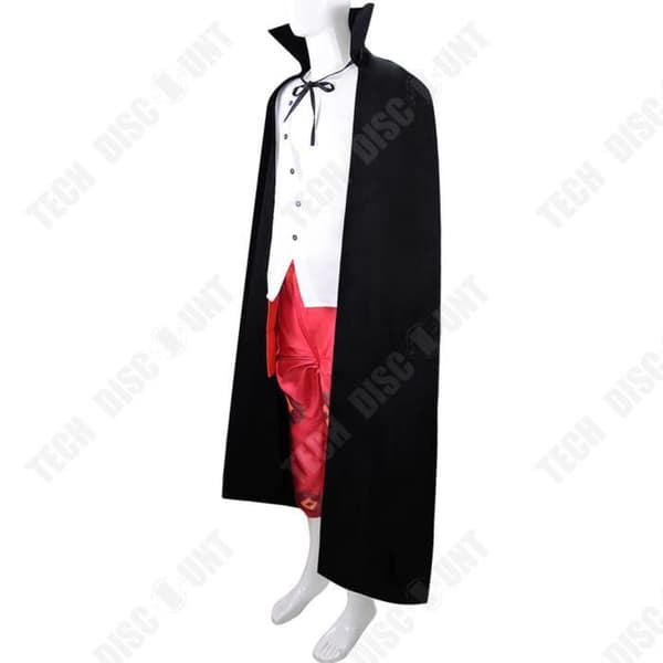 TD® Halloween dekoration filmversion av One Piece Red Onepiece cosplay anime redhead kostym storlek L