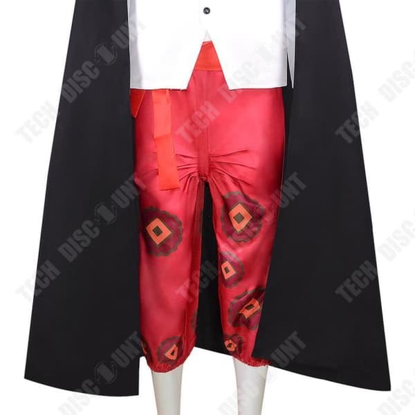 TD® Halloween dekoration filmversion av One Piece Red Onepiece cosplay anime redhead kostym storlek L