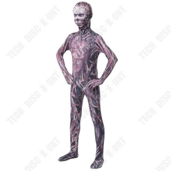 TD® Halloween-dekoration främling Things 4 Kids Onesie Party Cosplay-kostym storlek M