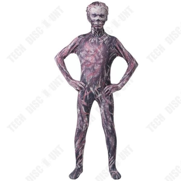 TD® Halloween-dekoration främling Things 4 Kids Onesie Party Cosplay-kostym storlek M