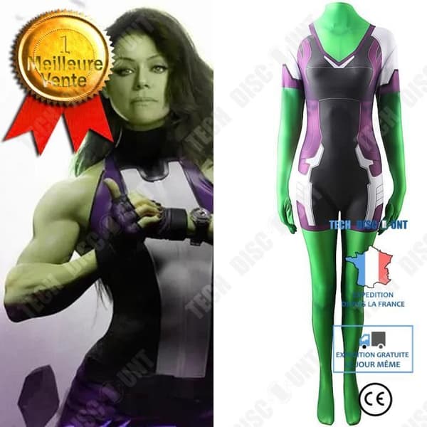 Giant Hulk She-Hulk Marvel cosplaydräkt storlek L - TEKNISK RABATT