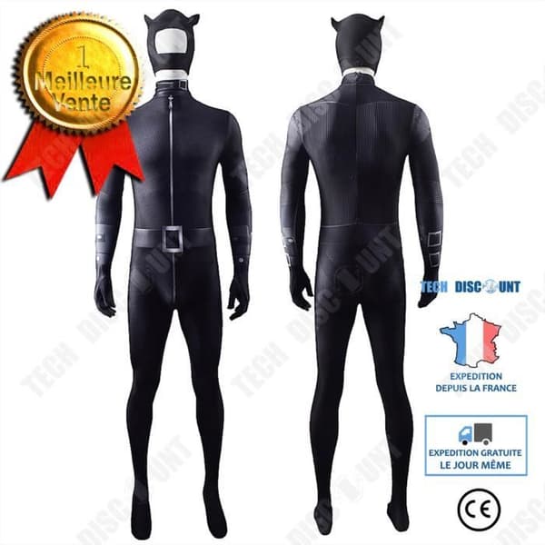 TD® Halloween dekorationsfilm ny Batman catwoman cosplay hel body tights cosplay kostym L-kod