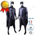 Miniatyrbild 1 av 4: Batman Robert Pattinson Cosplaydräkt - TEKNISK RABATT - Storlek XL - Lycratyg - För vuxen