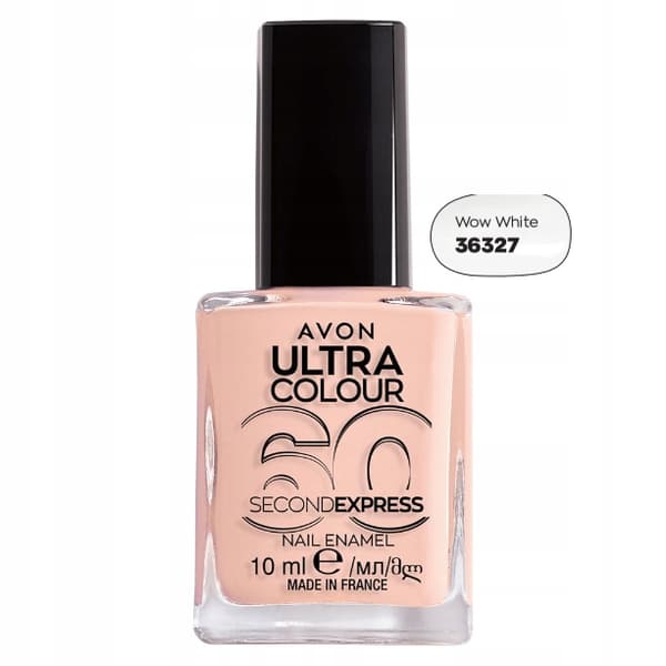 AVON Snabbtorkande Wow White nagellack