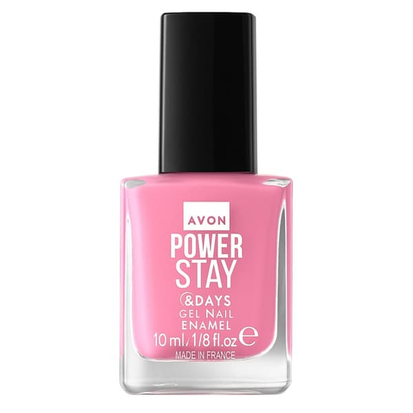 AVON Powerstay Gel Neglelak, Hybrid Effekt Pink Caprice
