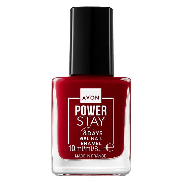 AVON Powerstay Gel Nagellack, Hybrideffekt Den Röda